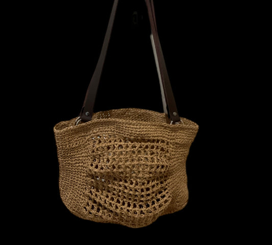 Sac Cabas en Raphia Tressé – L'Essentiel de l'Été