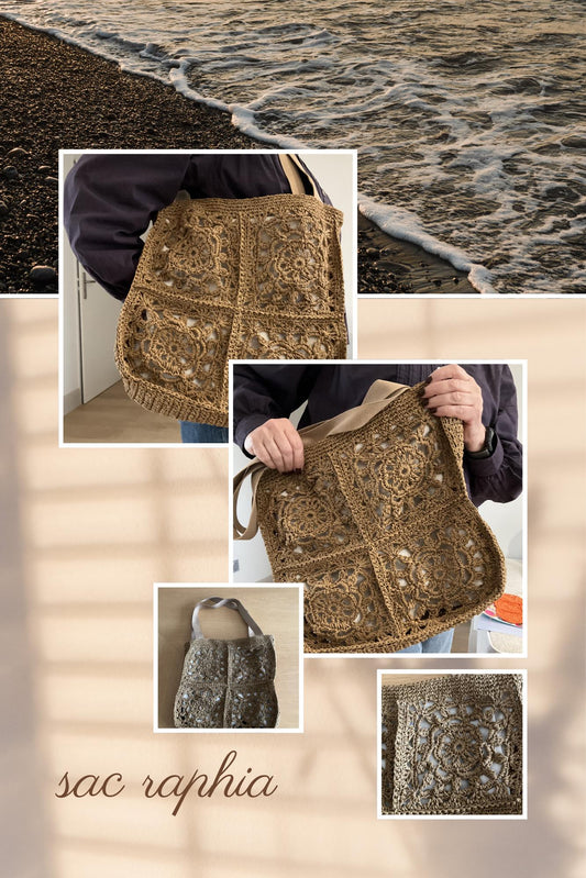 Cabas/sac raphia