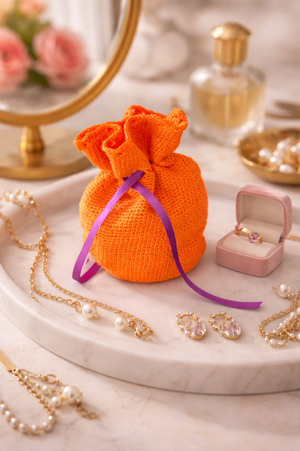 Pochettes maquillage et bijoux