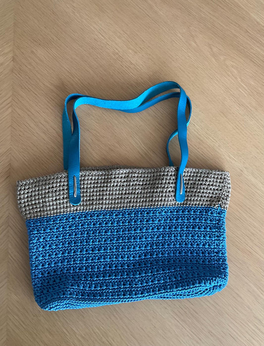 Cabas bicolore - l'élégance naturelle & artisanale